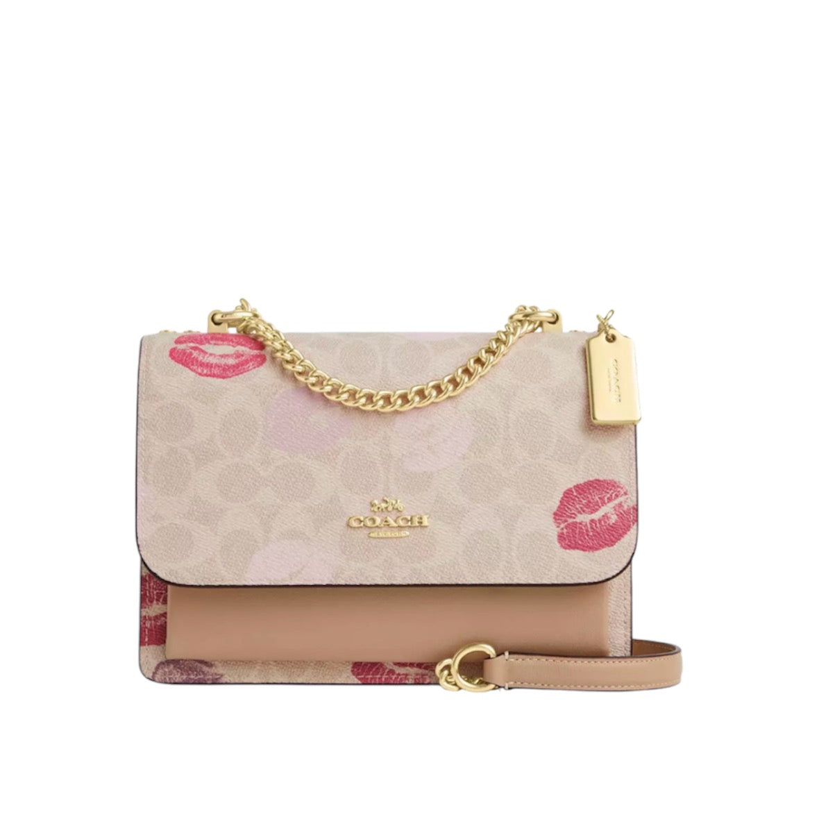 Coach Klare Crossbody Bag In Signature Canvas With Lips Print *Pre Order*