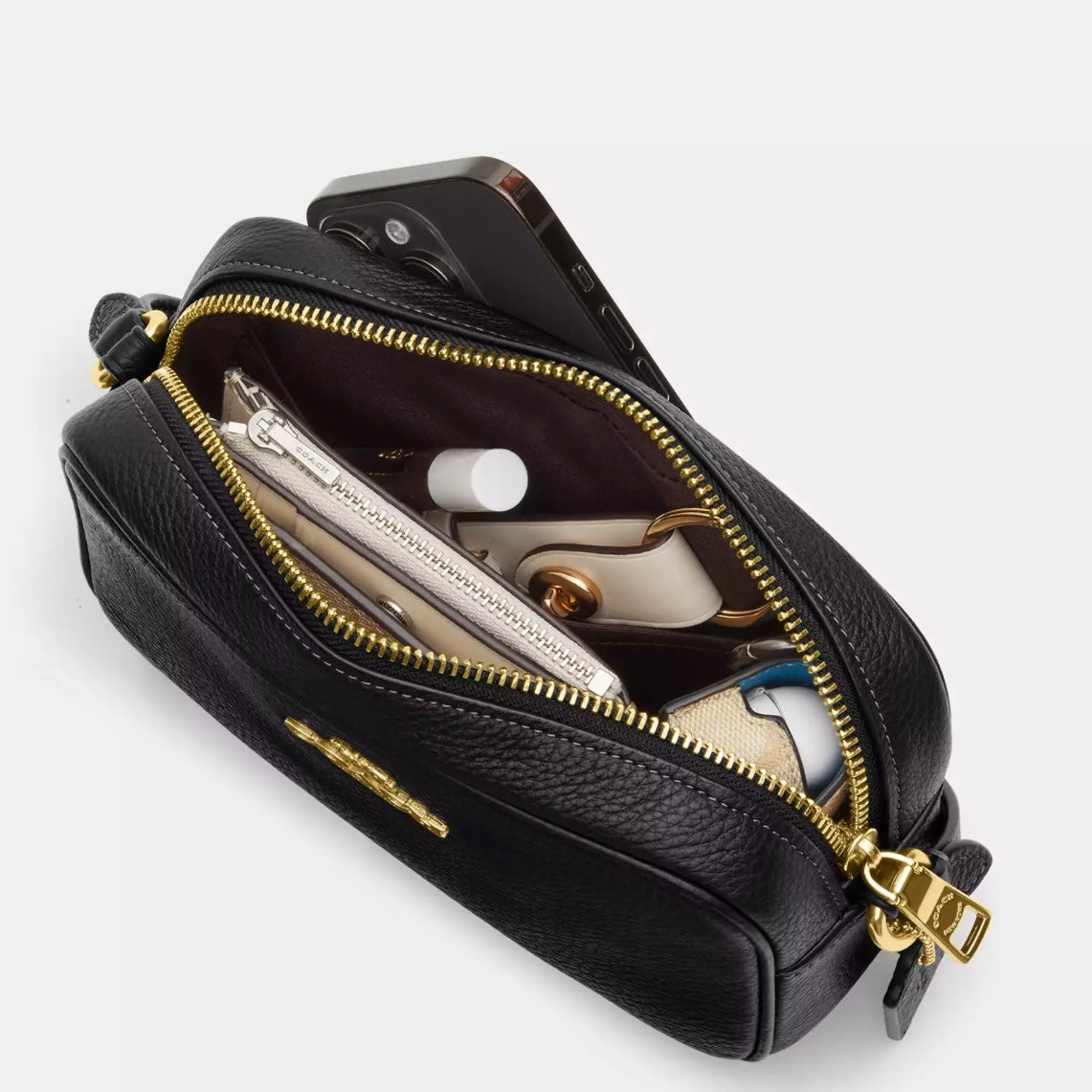Coach Mini Jamie Camera Bag In Signature Canvas With Lips Print *Pre Order*