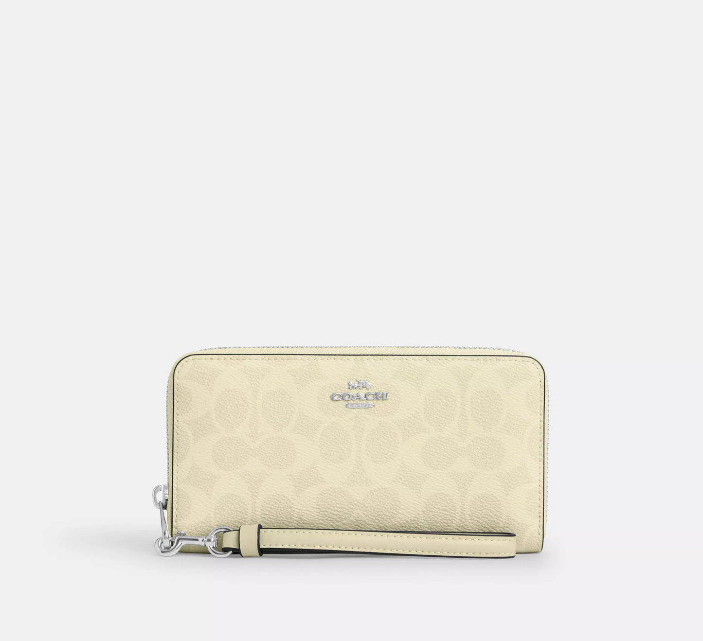 Long Zip Around Wallet In Signature Canvas *Pre Order*