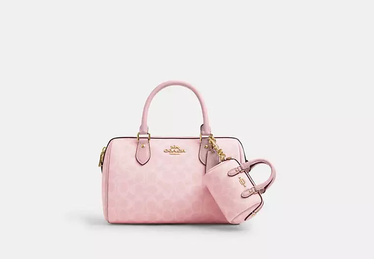 Mini Rowan Bag Charm In Signature Canvas *Pre Order*