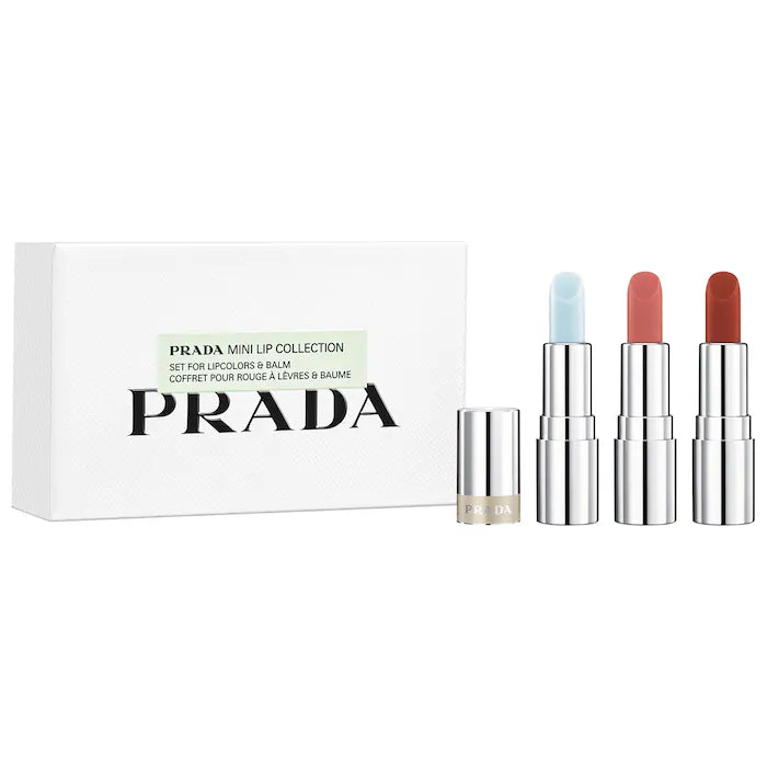 PRADA BALM & REFINE セット Prada Beauty Mini Moisturizing Lip Balm Set *Pre Order* – Amelia