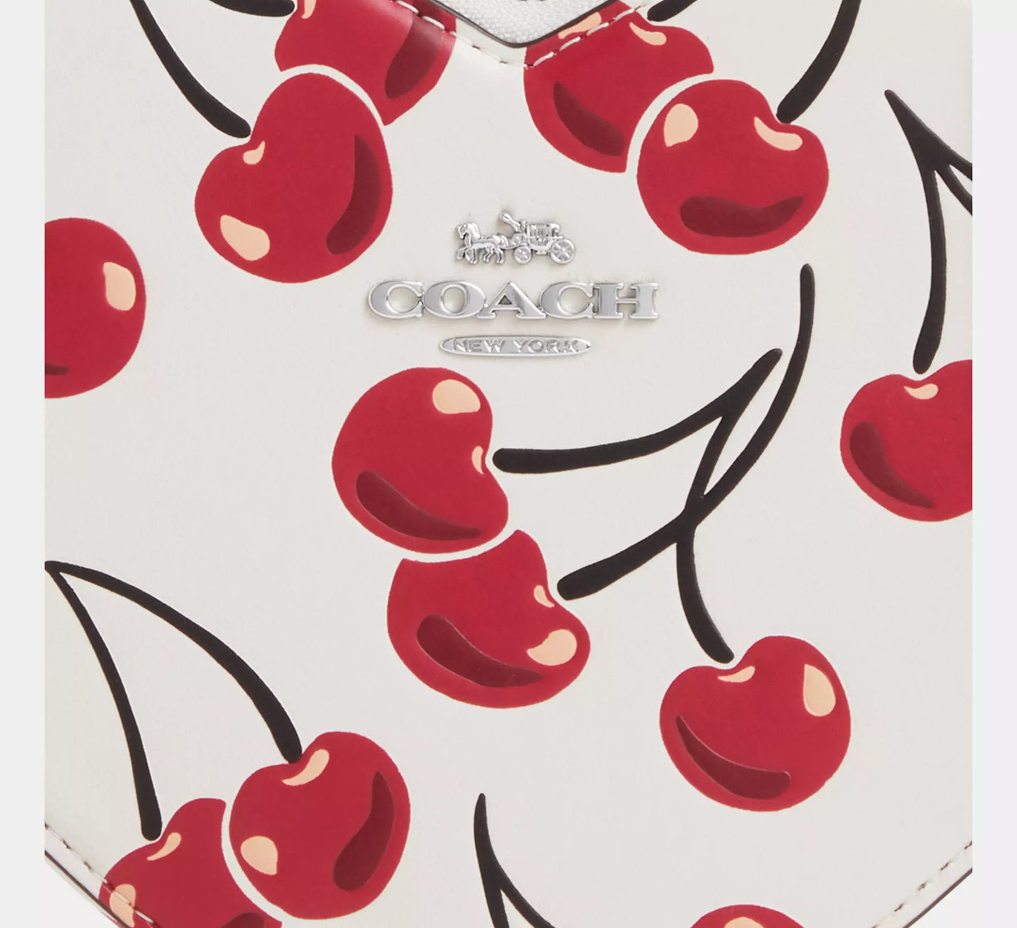 Heart Crossbody With Cherry Print *Pre Order*