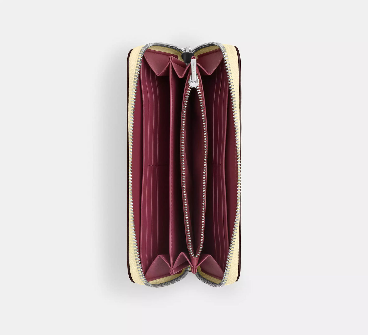 Long Zip Around Wallet In Signature Canvas *Pre Order*