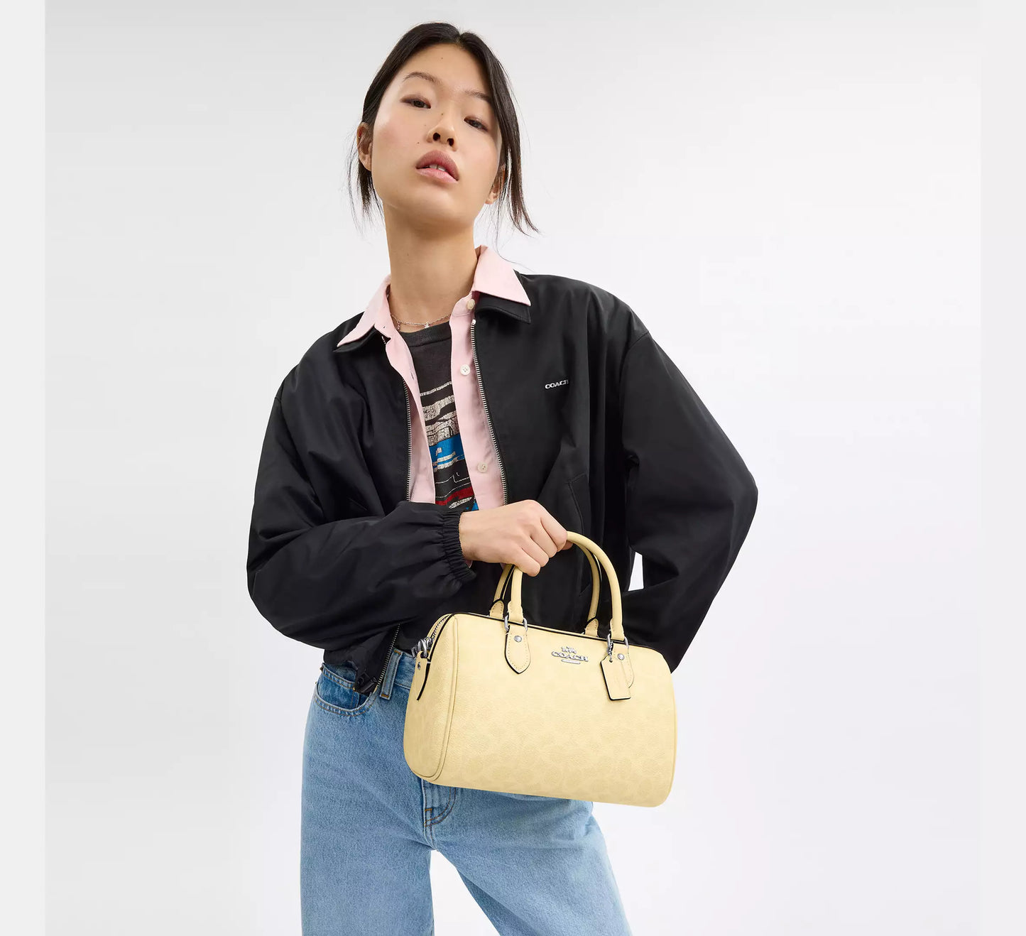 Rowan Satchel Bag In Signature Canvas *Pre Order*