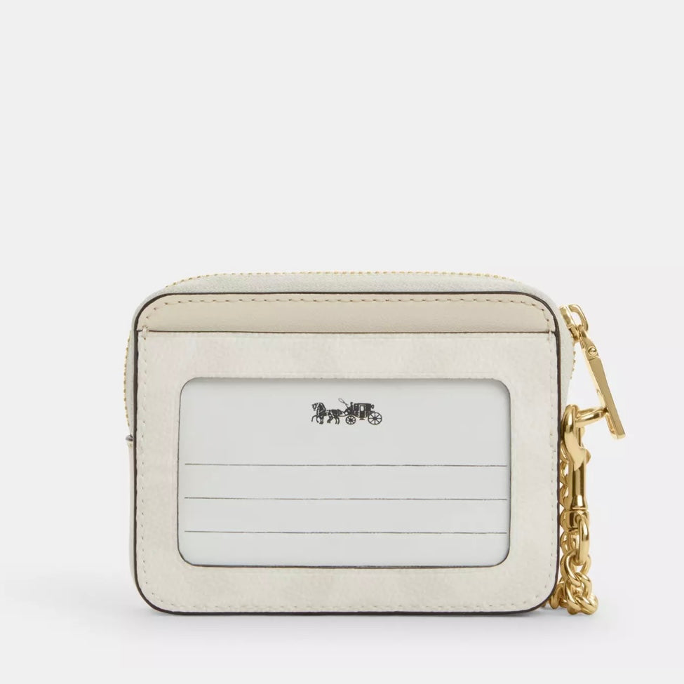 Coach Zip Card Case In Signature Canvas *Pre Order*