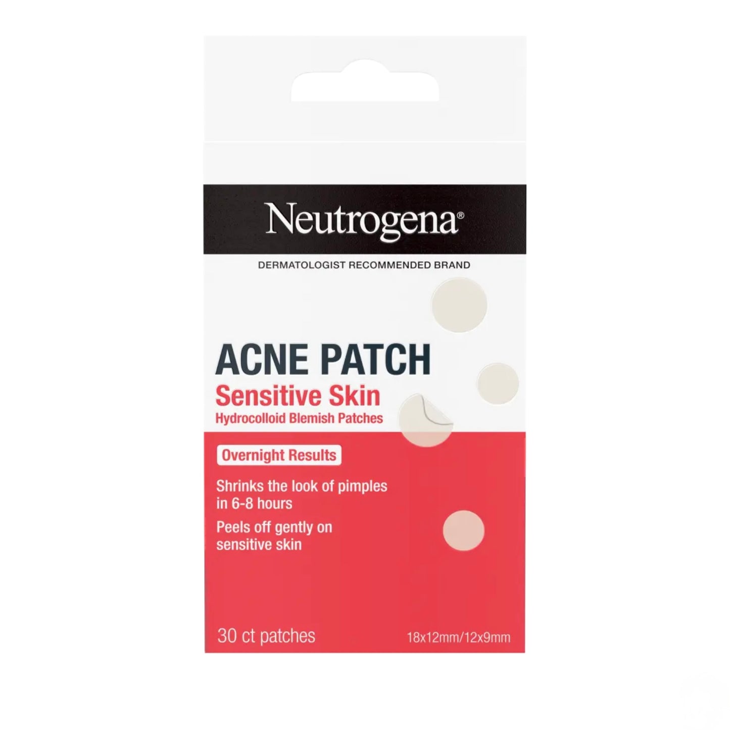 Neutrogena Sensitive Skin Acne Patches 30pz