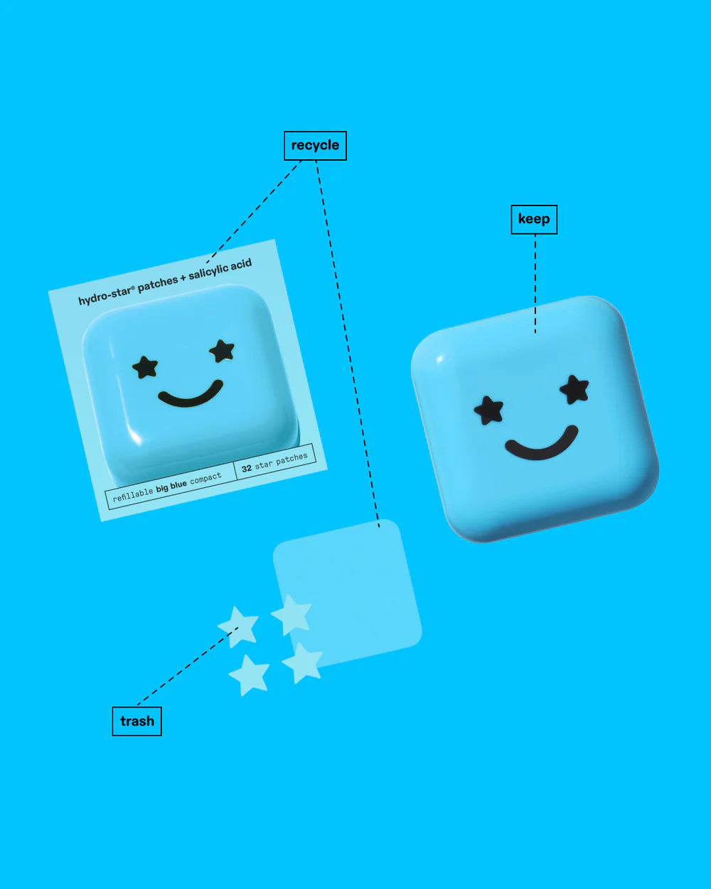 Starface hydro-stars + big blue *Pre Order*