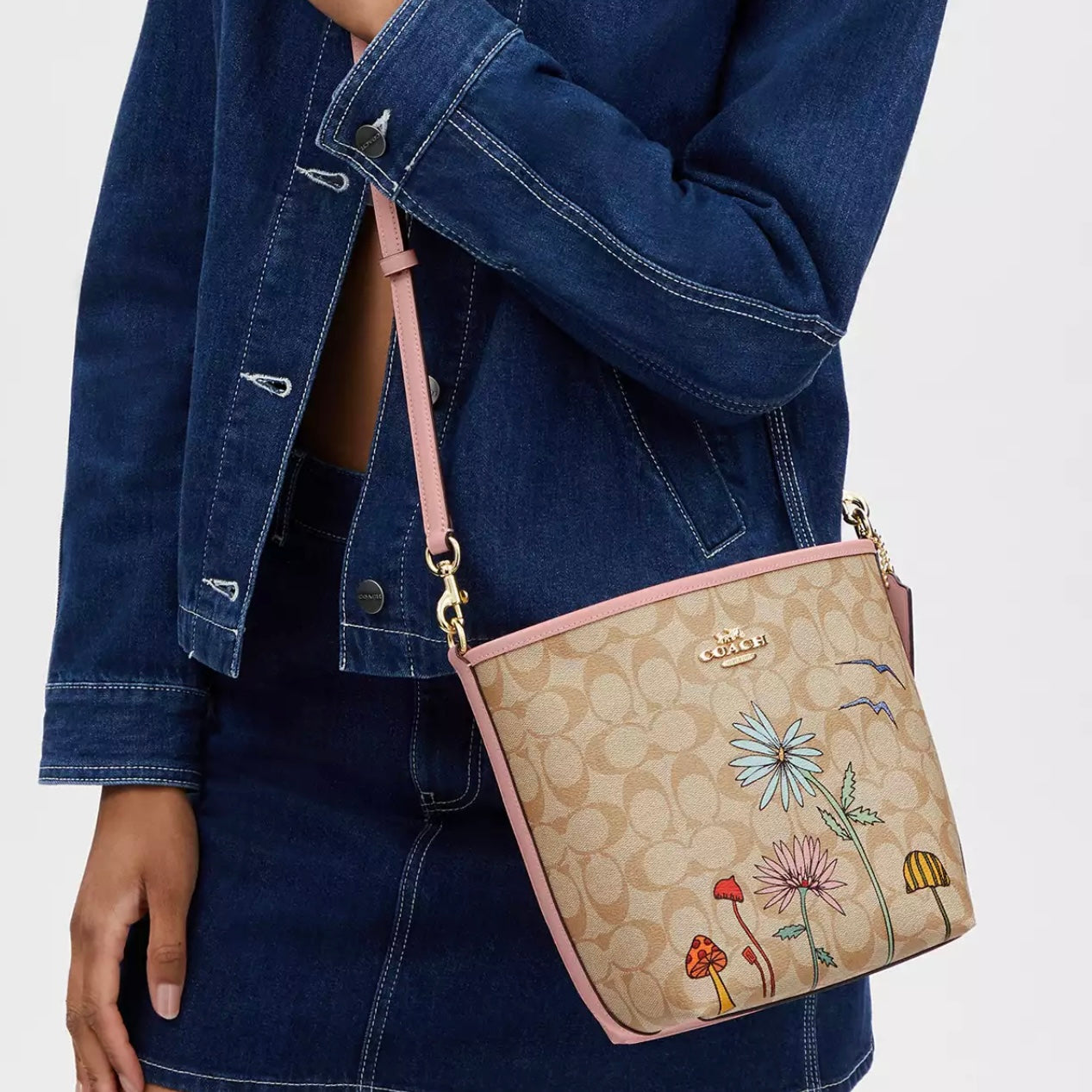 Coach X Observed By Us City Bucket Bag In Signature Canvas *Pre Order*