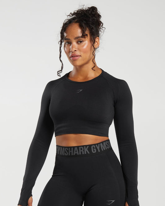 Flex Sports Long Sleeve Crop Top