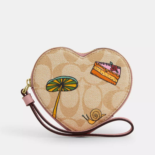 Coach X Observed By Us Coin Case In Signature Canvas *Pre Order*