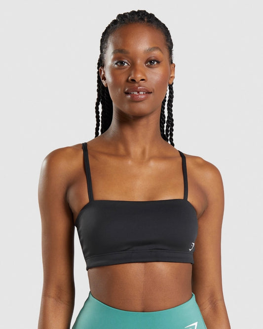 Bandeau Sports Bra Black