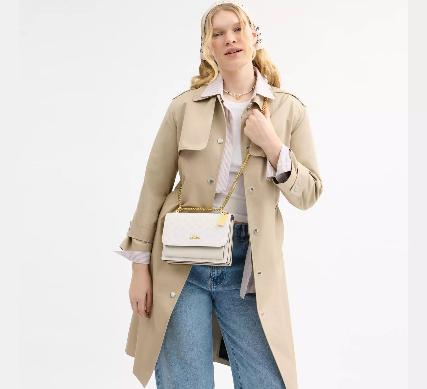 Klare Crossbody Bag In Signature Canvas *Pre Order*