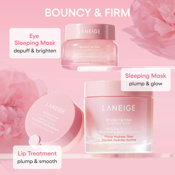 LANEIGE Bouncy & Firm Plump, Firm & Glow Set *Pre Order*