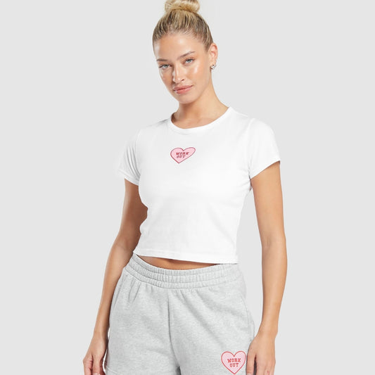 Love Hearts Crop Top *Pre Order*