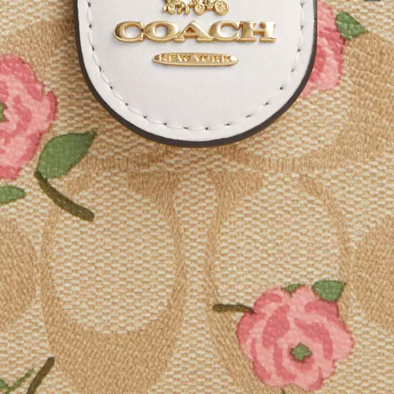 Medium Corner Zip Wallet in Floral Print *Pre Order*