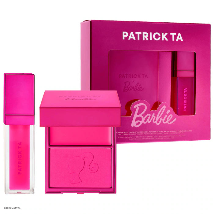 PATRICK TA Patrick Ta x Barbie™ Blush Duo and Lip Plumper Set *Pre Order*