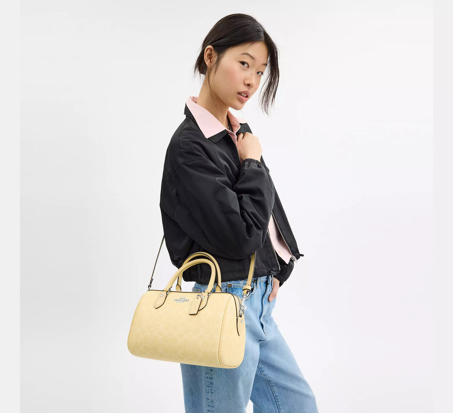 Rowan Satchel Bag In Signature Canvas *Pre Order*