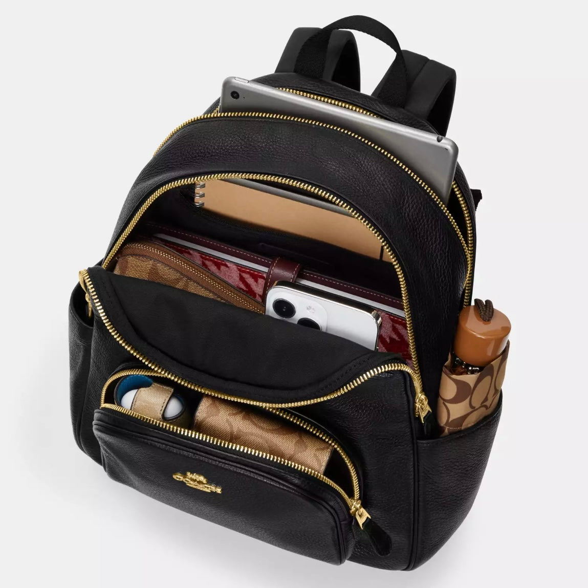 Coach Court Backpack In Signature Canvas With Lips Print *Pre Order*