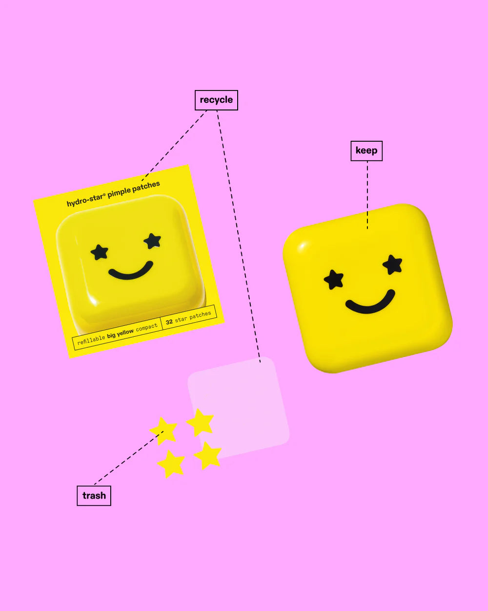 Starface hydro-stars + big yellow *Pre Order*