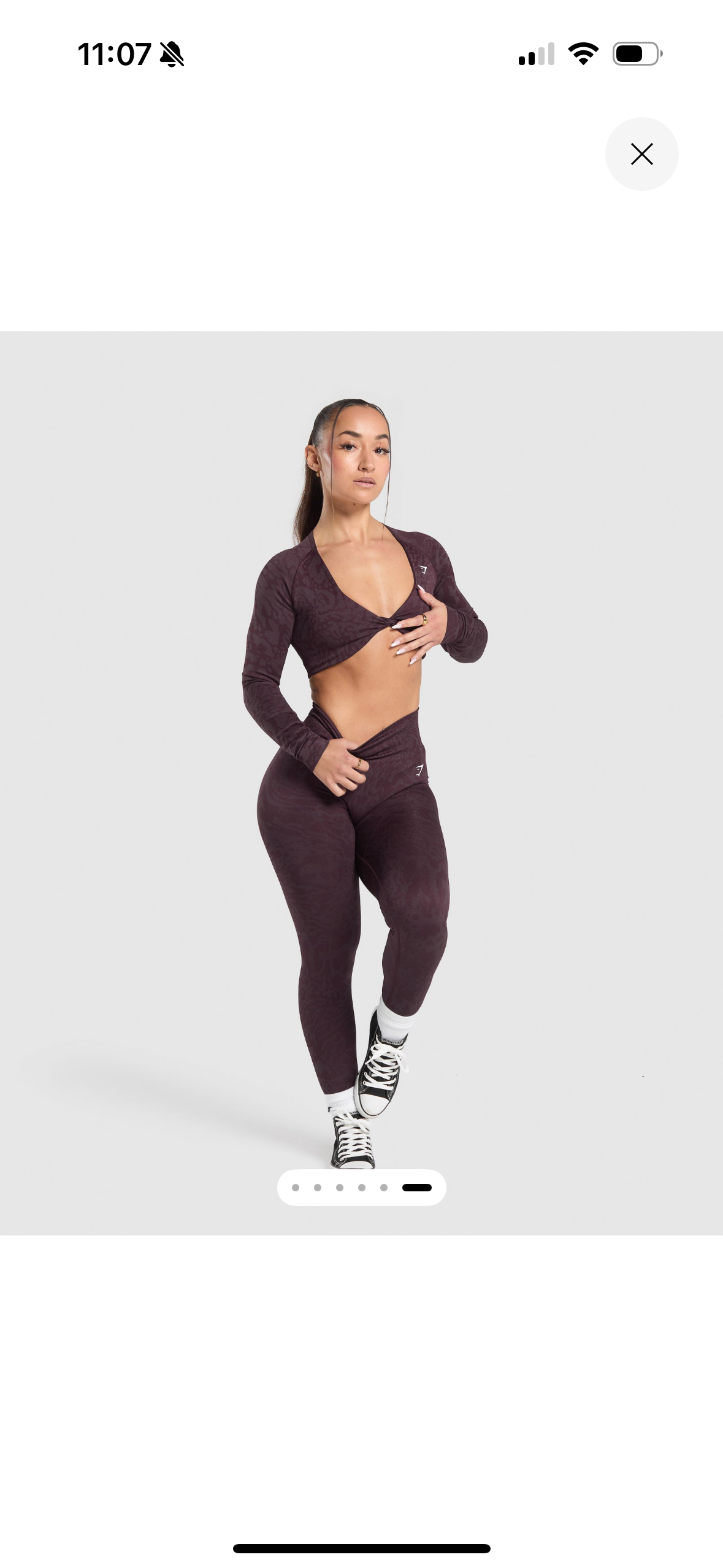 Gymshark Adapt Safari Long Sleeve Crop Top *Pre Order*