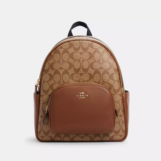 Coach Court Backpack In Signature Canvas *Pre Order*