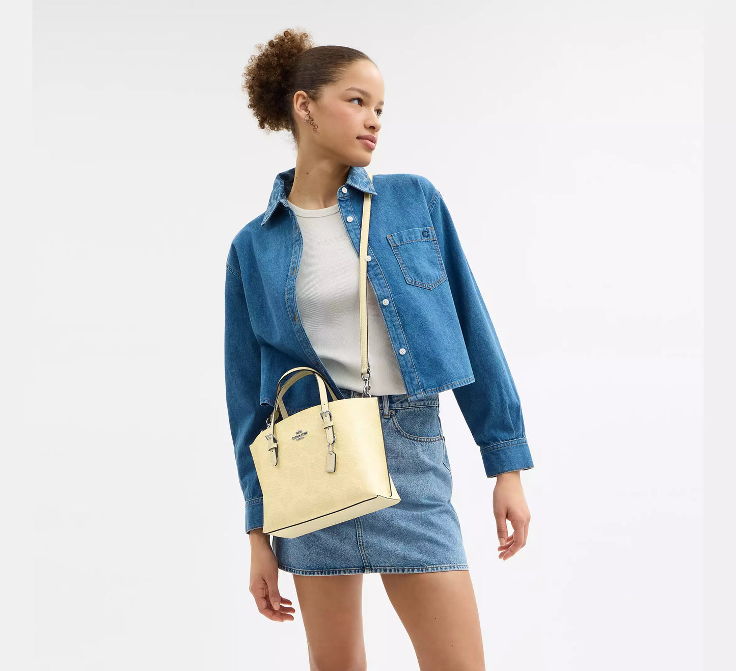 Mollie Tote Bag 25 In Signature Canvas *Pre Order*