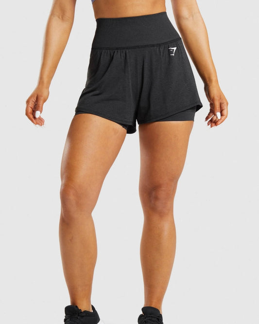 Vital 2 In 1 Shorts Black