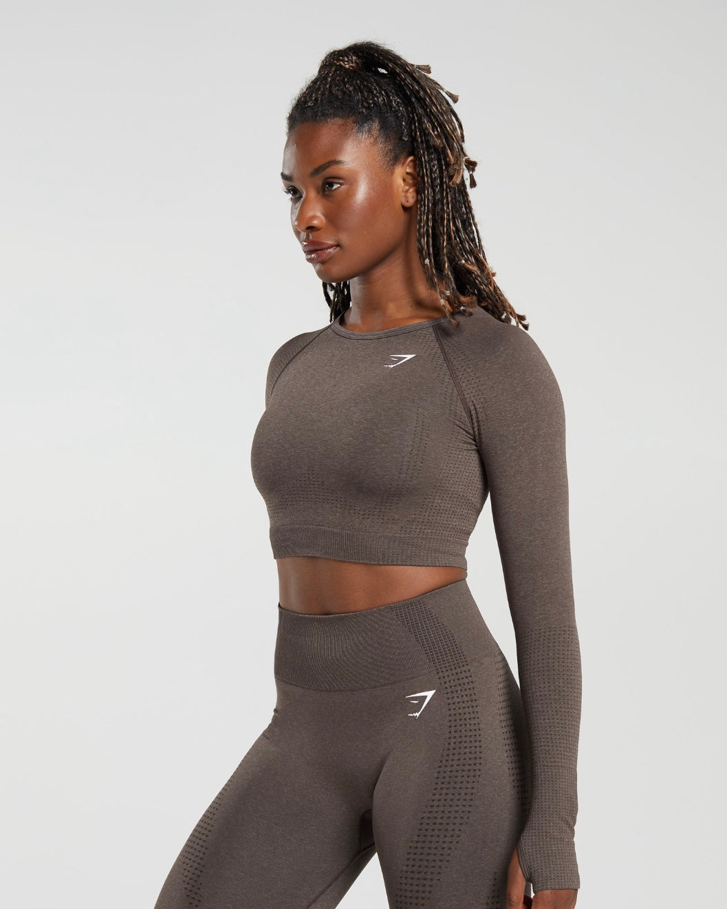 Vital Seamless Croptop 2.0 Brown