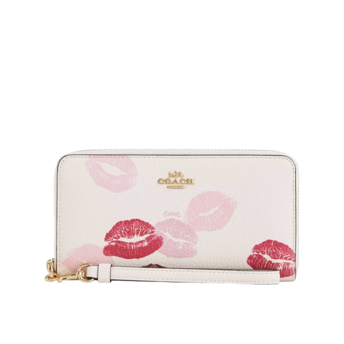 Coach Long Zip Around Wallet With Lips Print *Pre Order*