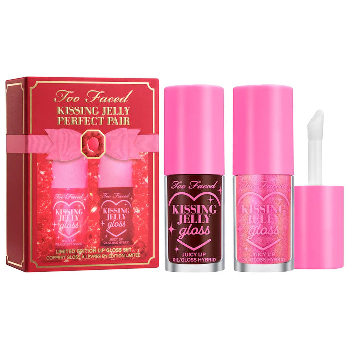 Too Faced Kissing Jelly Perfect Pair Lip Gloss Set *Pre Order*