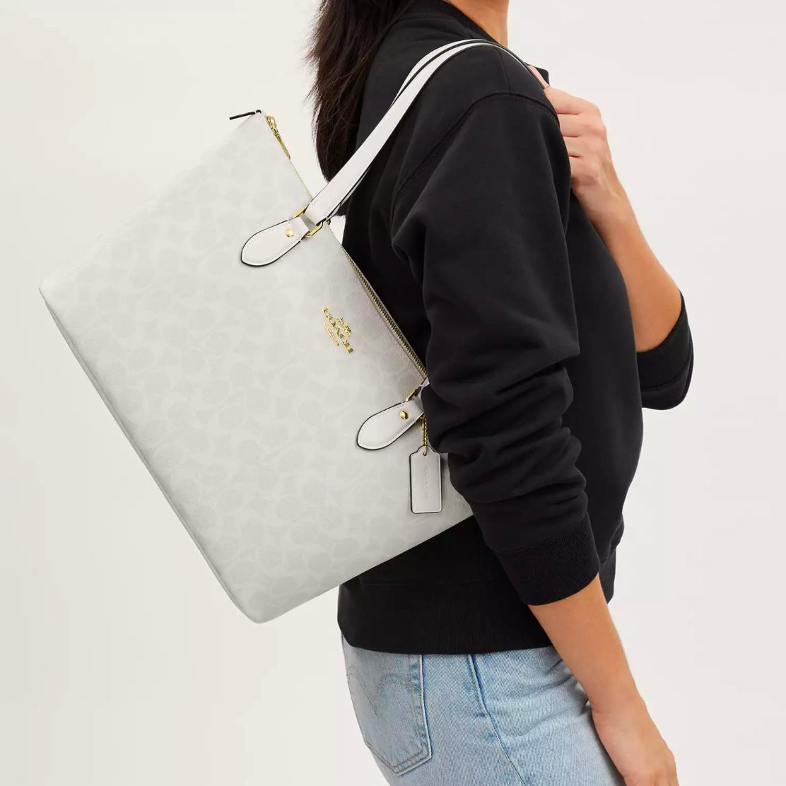 Gallery Tote Bag In Signature Canvas *Pre Order*