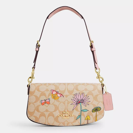 Coach X Observed By Us Andrea Shoulder Bag In Signature Canvas With Print *Pre Order*