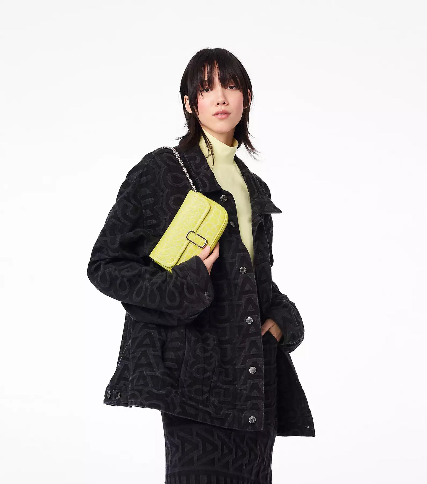 Marc Jacobs Croc-Embossed J Marc Mini Bag *Pre Order*