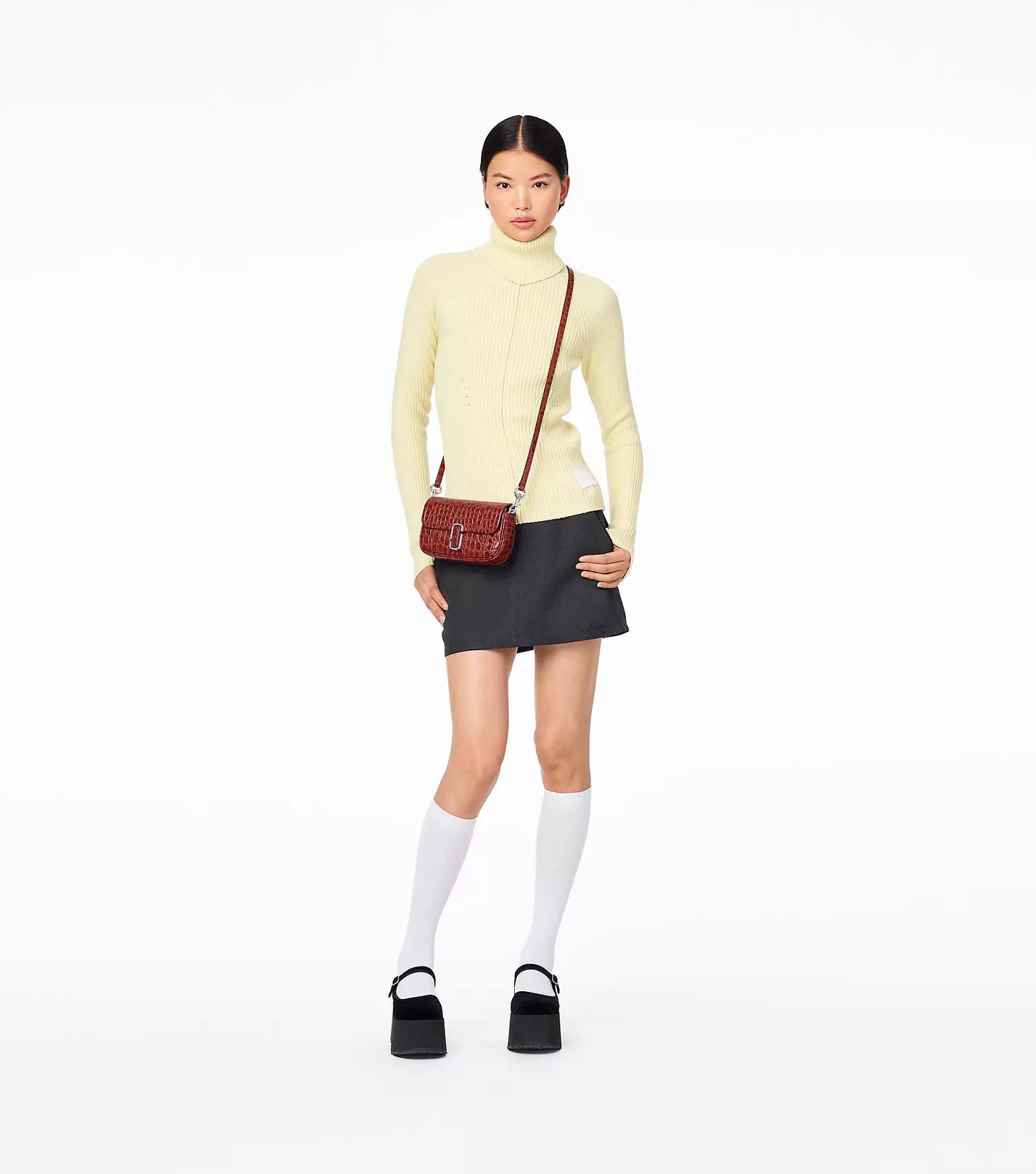 Marc Jacobs Croc-Embossed J Marc Mini Bag *Pre Order*