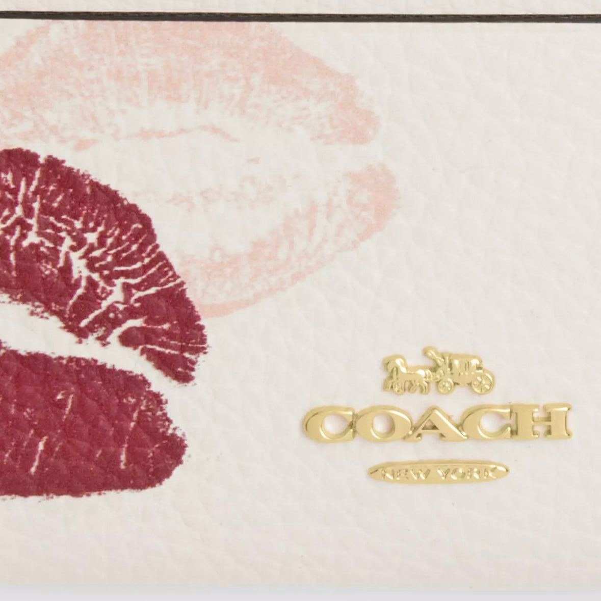 Coach Mini Id Skinny Case With Lips Print *Pre Order*