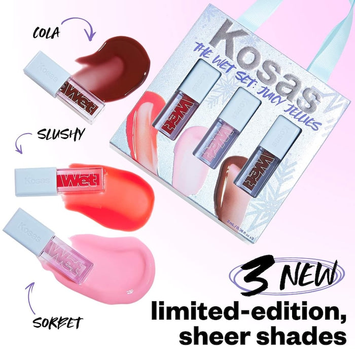 Kosas The Wet Set: Juicy Jellies Sheer Lip Oils *Pre Order*