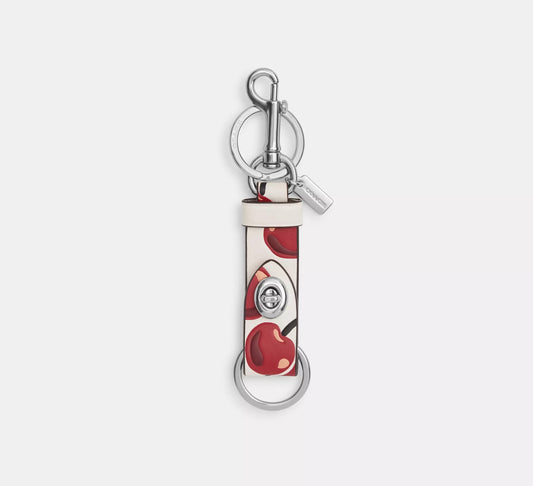 Trigger Snap Bag Charm With Cherry Print *Pre Order*