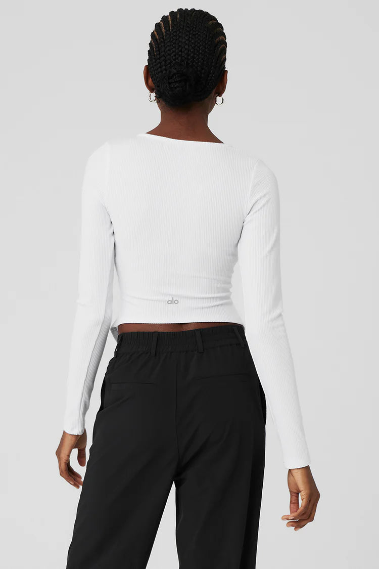 alo yoga Ribbed Stardust Long Sleeve *Pre Order*