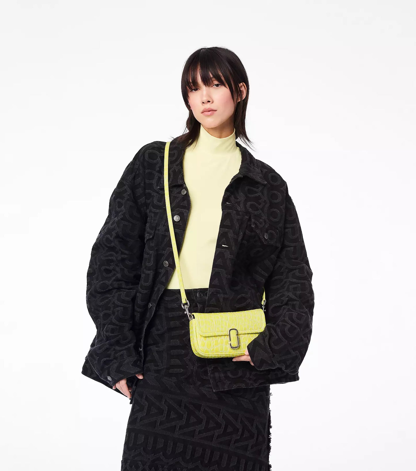 Marc Jacobs Croc-Embossed J Marc Mini Bag *Pre Order*