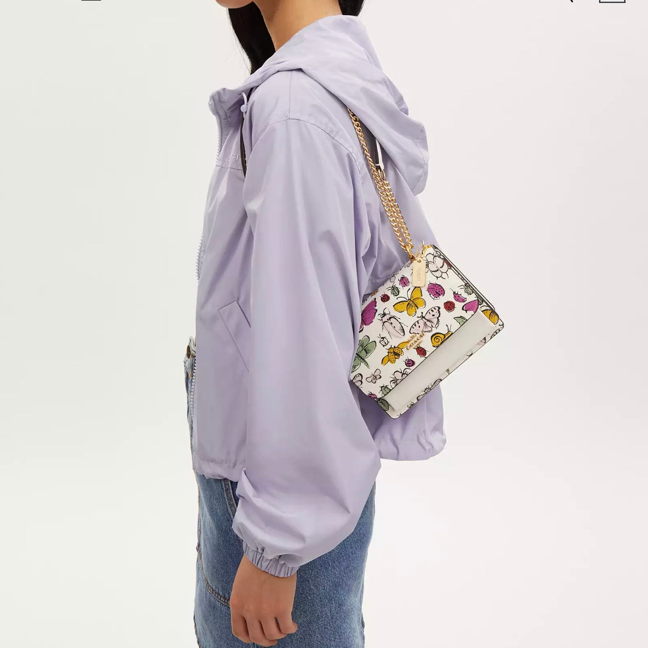Mini Klare Crossbody With Creature Print *Pre Order*