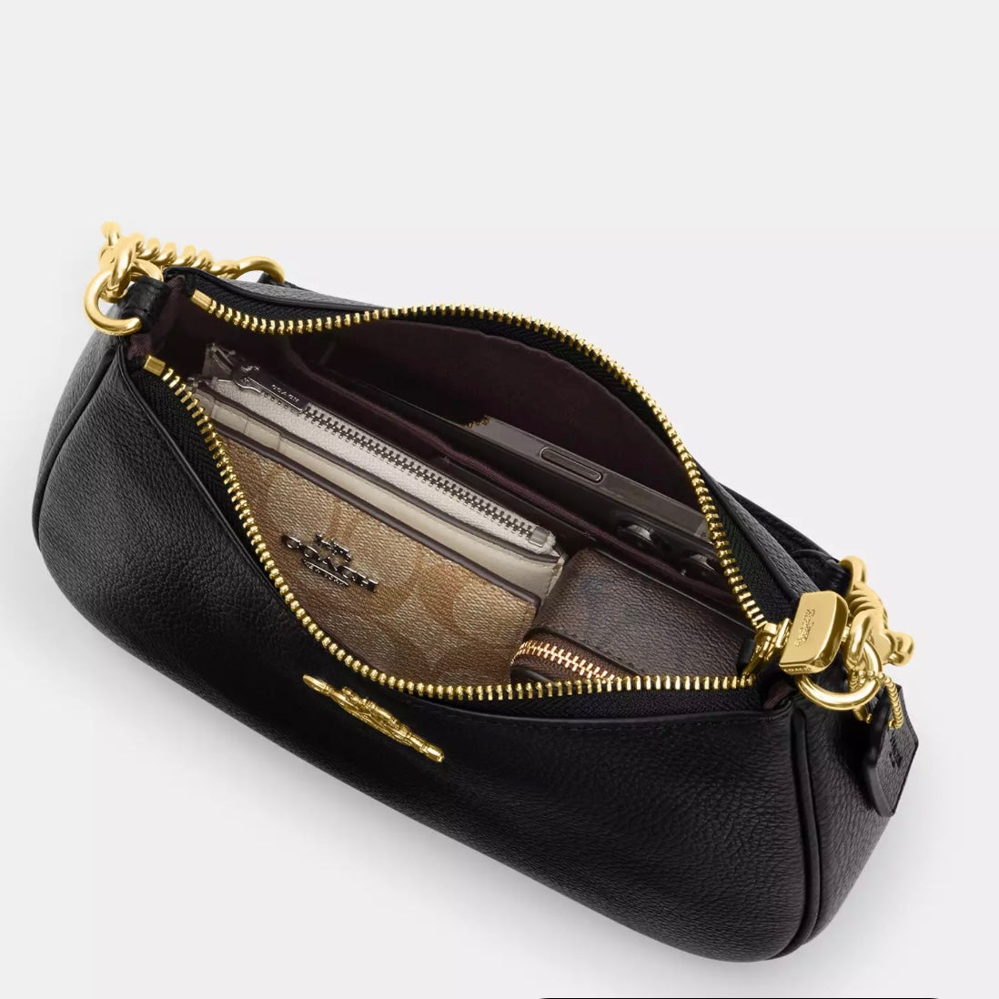 Coach Teri Shoulder Bag In Signature Canvas With Lips Print *Pre Order*