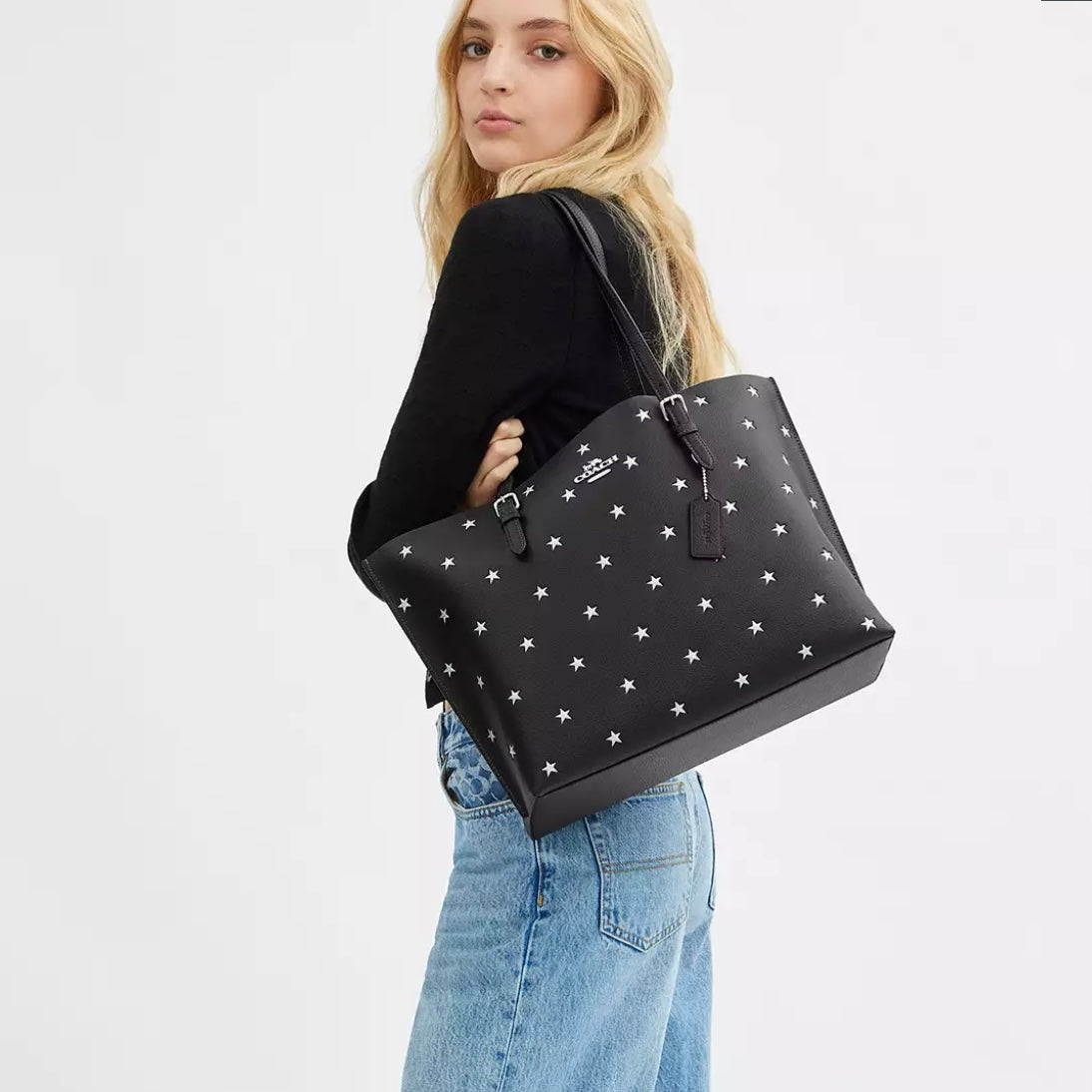 Coach Mollie Tote Bag With Star Print *Pre Order*