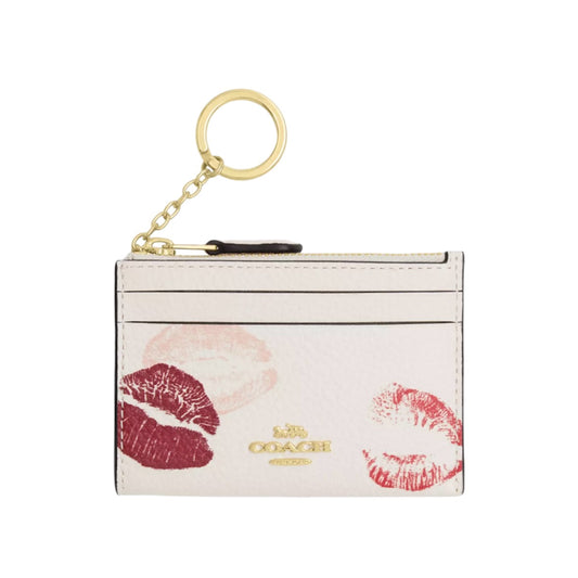 Coach Mini Id Skinny Case With Lips Print *Pre Order*