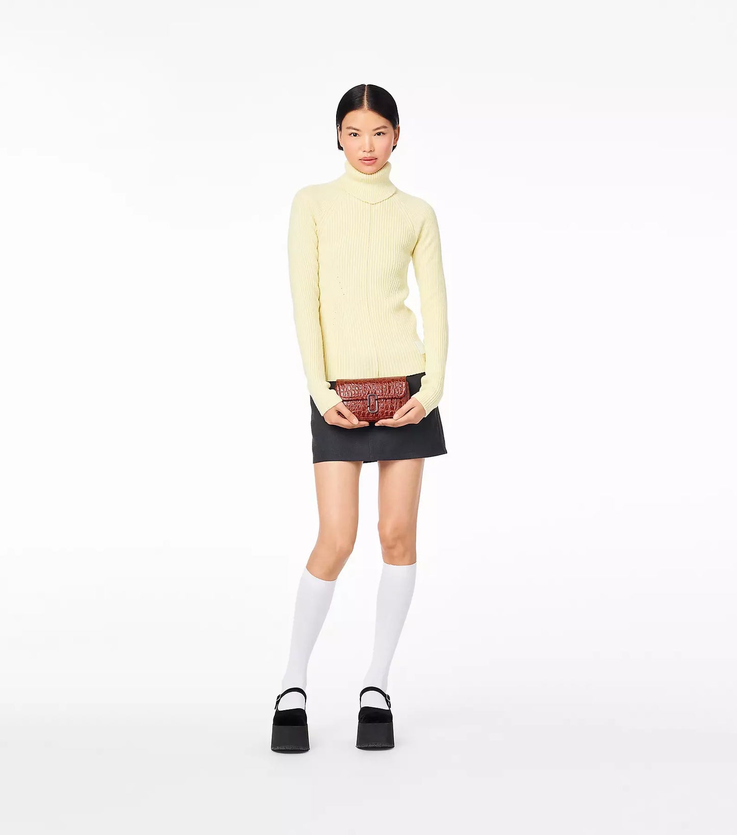 Marc Jacobs Croc-Embossed J Marc Mini Bag *Pre Order*