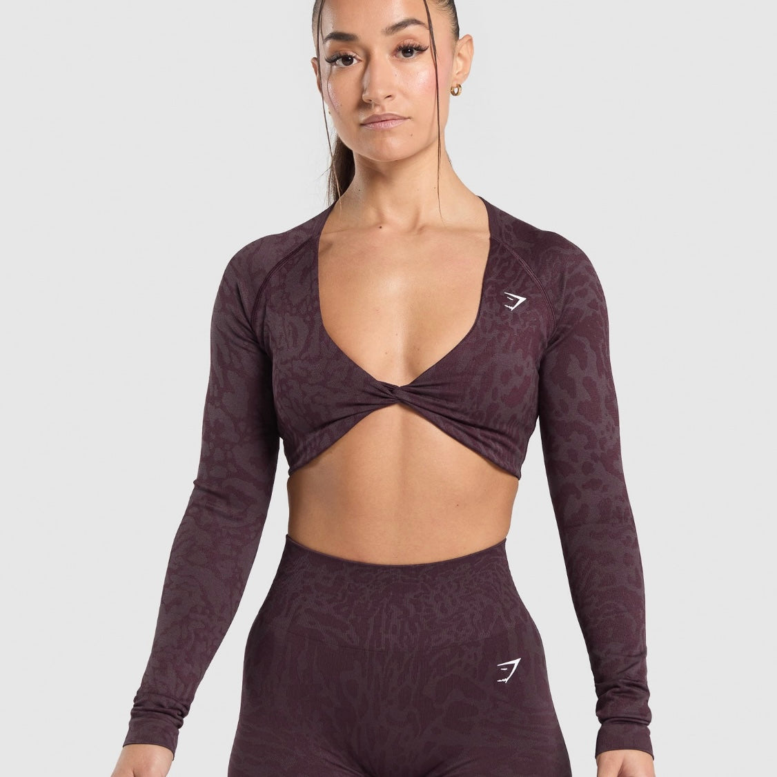 Gymshark Adapt Safari Long Sleeve Crop Top *Pre Order*