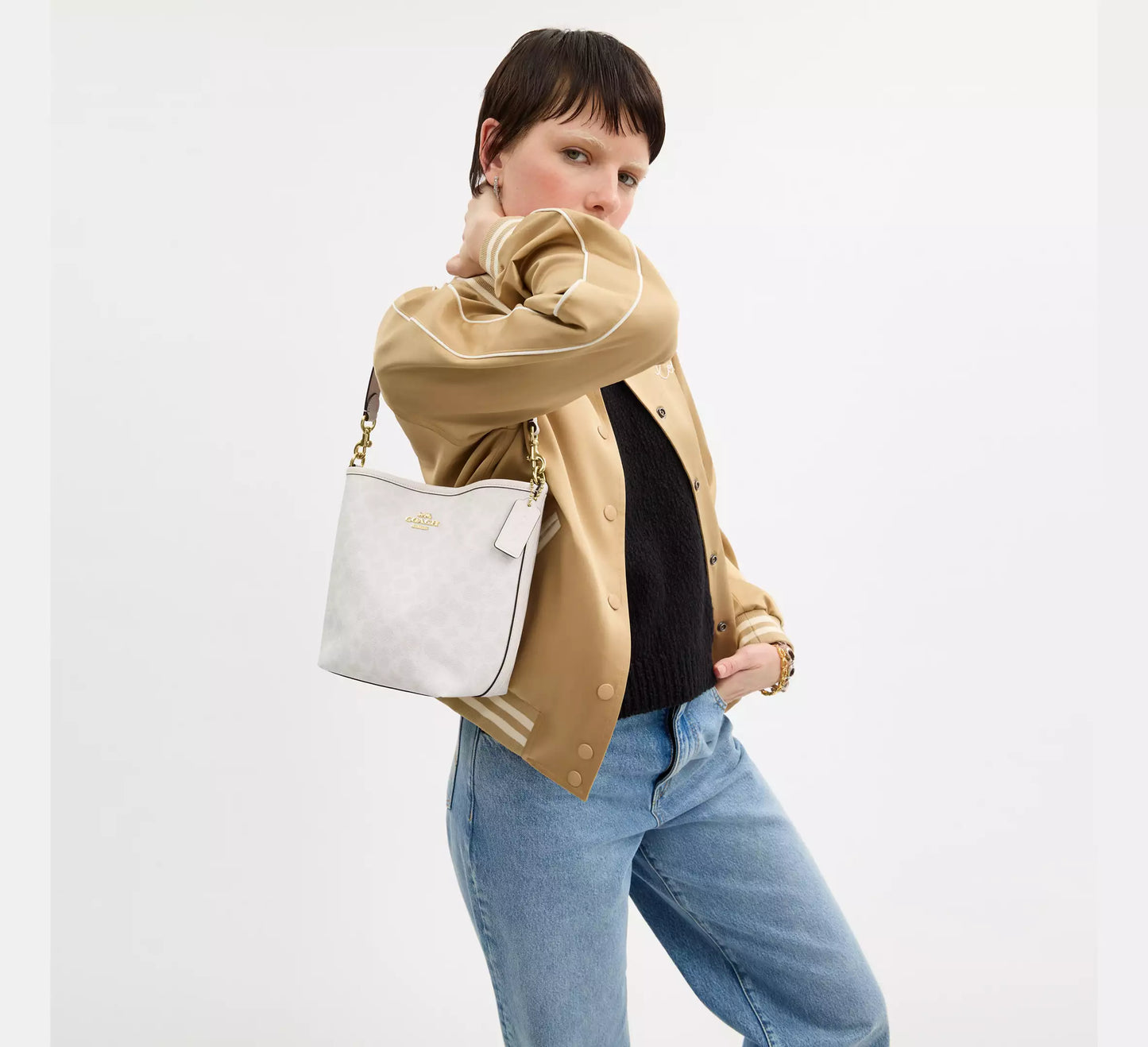 City Bucket Bag In Signature Canvas *Pre Order*