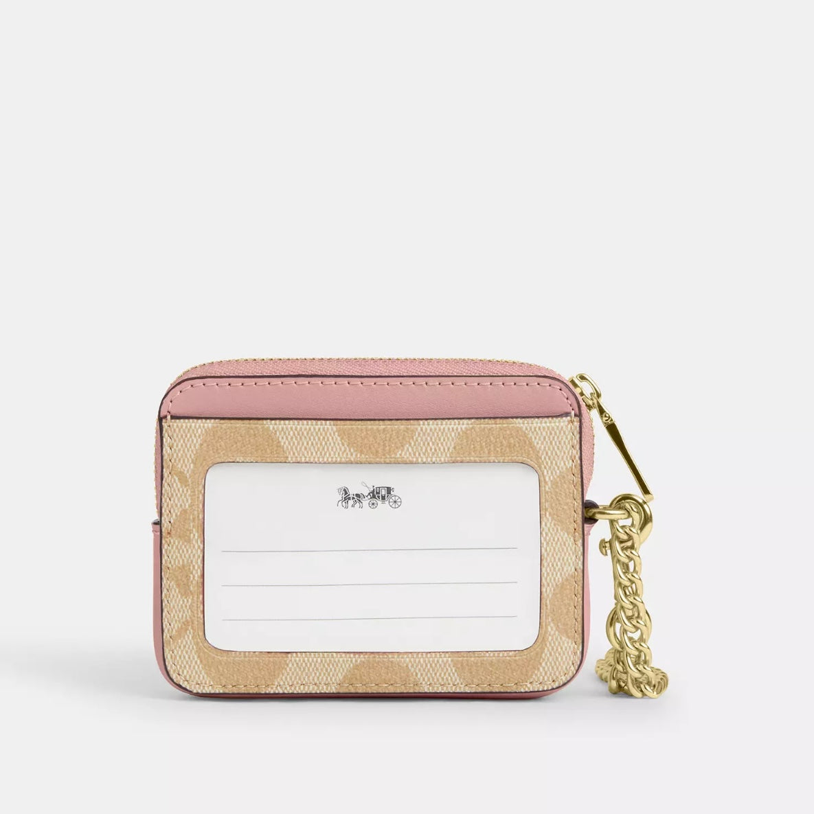 Coach X Observed By Us Zip Card Case In Signature Canvas