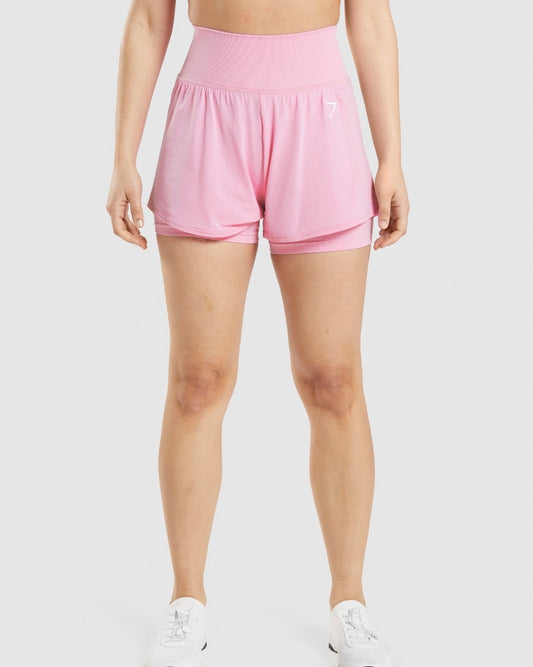 Vital 2 In 1 Shorts Pink