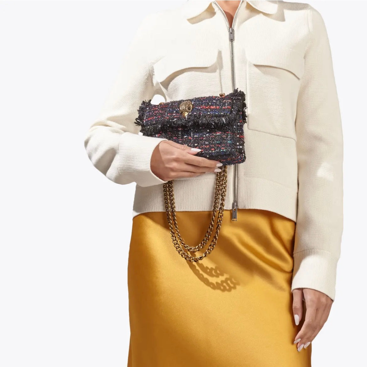 Kurt Geiger Mini Tweed Kensington Bag *Pre Order*