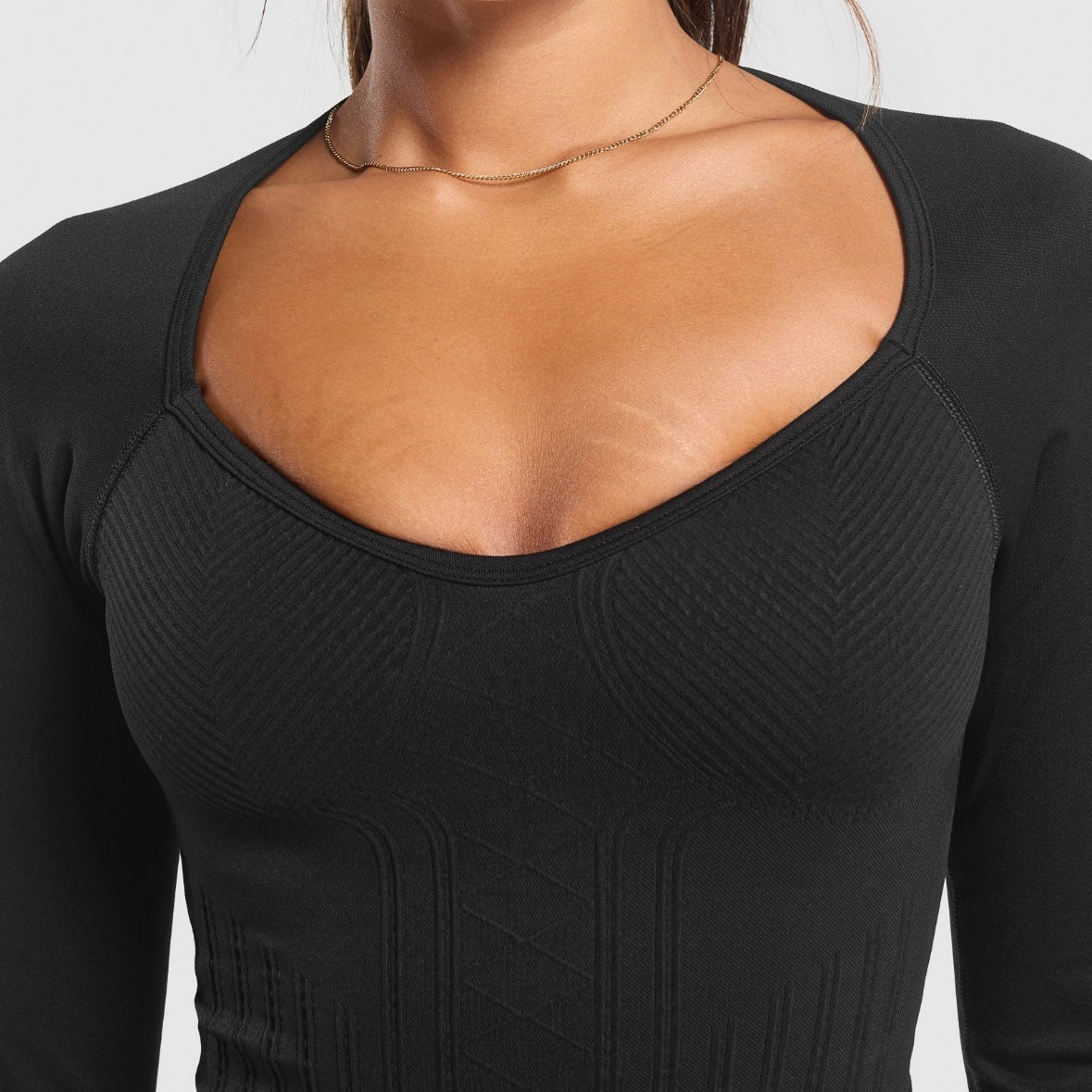 Gymshark Corset Seamless Long Sleeve Crop Top *Pre Order*